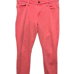 GAP Women's Bright Coral Skinny Jeans